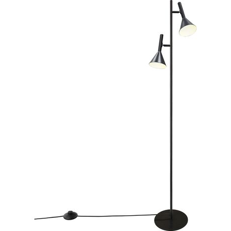Lampadaire Kelvis  Métal Noir ,  H. 151 - IP20 - GU10 /  Nordlux Intérieur