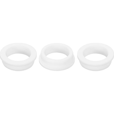 3Pcs Passe-fils En Caoutchouc 50mm Trou De Perçage, 40mm ID Trou Passe-fils Chapeau Blanc En Silicone Pour Câblage, Automobile (1/5)