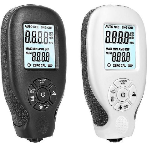 Jauge d'épaisseur de revêtement automobile numérique 02000 µm avec écran LCD - Testeur d'épaisseur de peinture portable