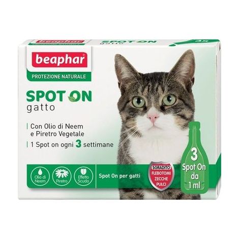 Beaphar Cat Protezione Naturale Spot-On Adulto - Beaphar Cat Protezione Naturale Spot-On Adulto - Confezione Da 3 Pipette (1/3)