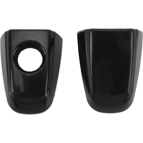 Protector de botón de puerta con tapa de cerradura para Camry XV40 2007-2011, ABS negro, 2 piezas (1/5)
