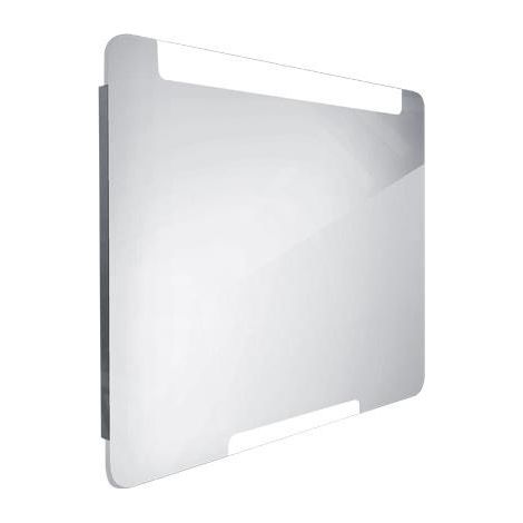 Nimco - Miroir avec éclairage LED, 80x70 cm, aluminium ZP 22003 (1/5)