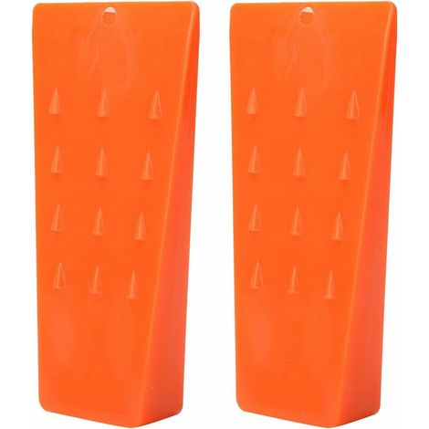 2 Pack Tree Felling Wedges Plastic Cutting Wedges Chainsaw Supplies (1/5)