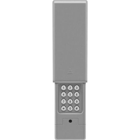 Clavier Numerique Porte Garage - Sans Fil - Compatible Avec Bouton D'apprentissage Ou Commutateurs DIP - Blanc - 1 Unite (1/5)