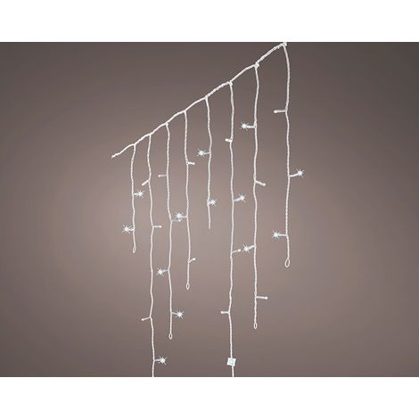 Cortina led icicle lights parpadeante 5,8m 240 leds luz fria (1/3)