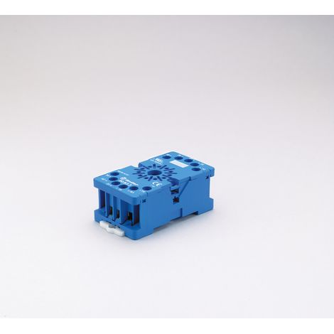 Support 10A 250V pour séries 6013 bleu étrier métal à cage FINDER 90833SMA