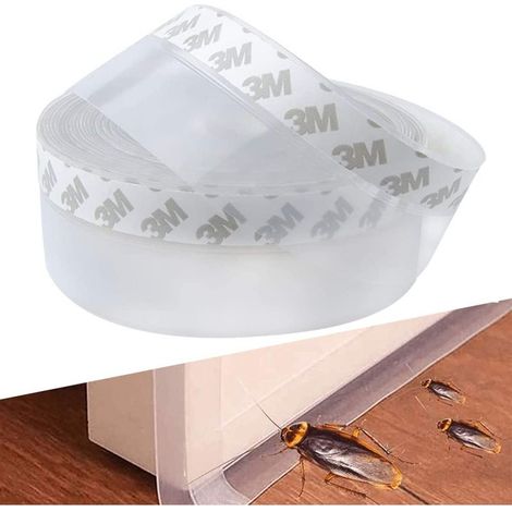 10m×45mm Bande Etancheite Autocollante, Joint Fenetre Isolation, pour Isolant Porte Fenêtre, Insonorisant, Résistant aux Intempéries, Imperméable, Anti-insectes