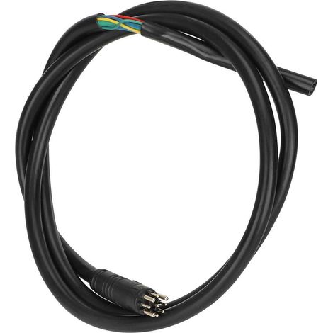 Produktvorstellung: 1 Meter wasserdichtes Kabel für Elektromotoren von Elektrofahrzeugen, 1000 W, 2 Quadratmillimeter, 9 Adern, 3+6-poliger Stecker.
