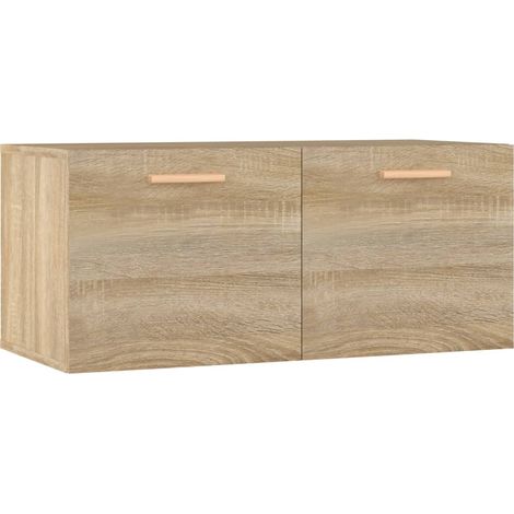 Maison Exclusive - Wandschrank Sonoma-Eiche 80x35x36,5 cm Holzwer