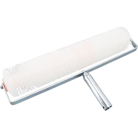 Rouleau à pointes autonivelant et antimousse de 28 mm en PVC, à aiguilles rondes et épaisses, pour l'aération des sols, outils de construction pour ciment époxy. (1/5)