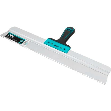 Peigne à colle INOX 60cm denture 6x6mm BIHUI