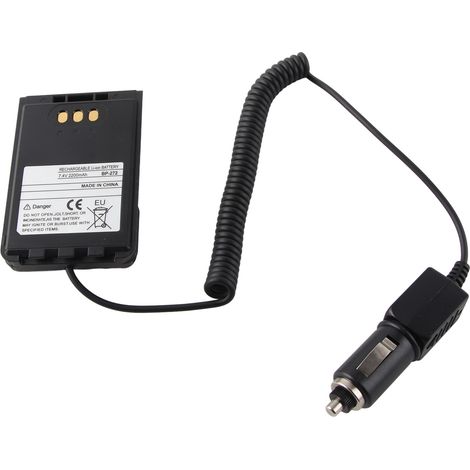 Chargeur voiture batterie éliminateur portable universel pour ICOM ID 31 ID 51 ID 31A ID 31E ID 51A ID 51E (1/4)