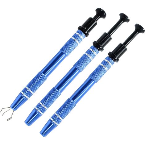 Outil de récupération de précision pour bijoux, style stylo, extracteur de composants électroniques anti-statique avec embouts en alliage d'aluminium (1/5)