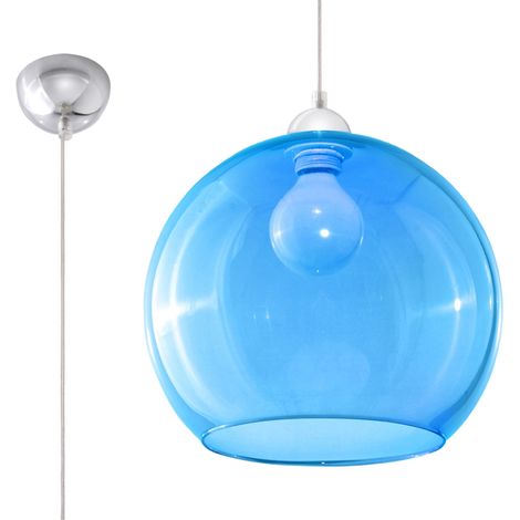 BALL blue pendant lamp (1/5)