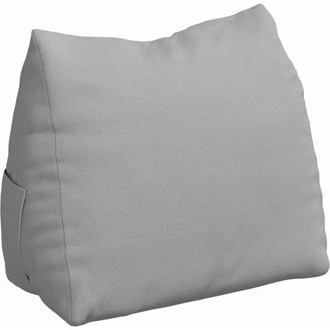 Coussin de Dos Gris nuage 60 x 20 x 50 cm tissu