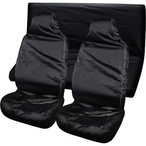 Coprisedile per auto per il sedile posteriore, coprisedile per auto resistente, coprisedile universale nero per camion, protezione impermeabile per sedile auto, traspirante (1/5)