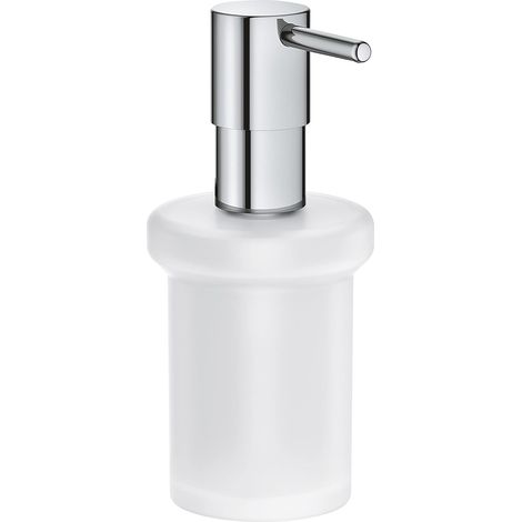 Dispensador de jabón solamente, 160 ml, apto para soportes y cubos, cromado, 41188000