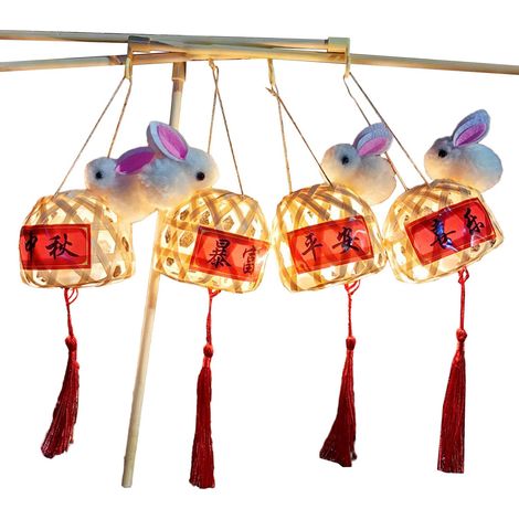 Lot de 10 lampes poche LED décoratives pour festival chinois (1/5)