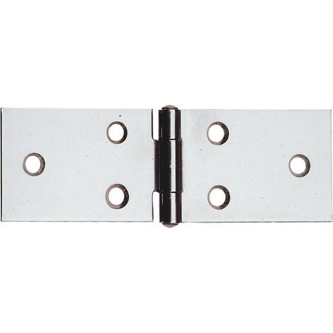 CERNIERA IN ACCIAIO INOX ART.122IN mm. 80 x 31 - pz. 2
