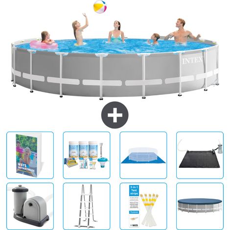 Intex Piscine Prism Frame Ronde - 549x122 cm - 9-pièces  S632
