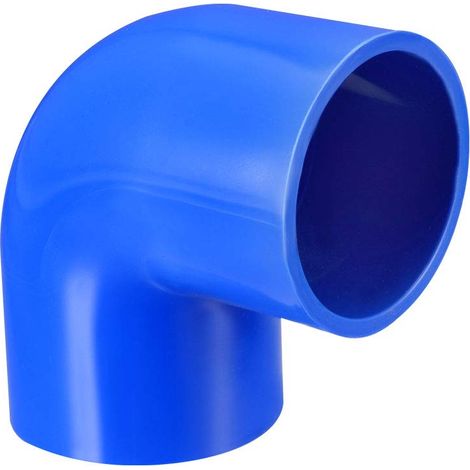 2pcs 40mm Slip Coude PVC raccord de tuyau adaptateur de couplage bleu 90 degrés (1/4)