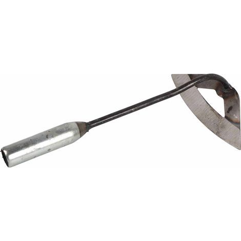 Rosvola Houe creuse en acier inoxydable, outil de jardin, râteau de désherbage, plantation de légumes, maison et ferme. (1/5)