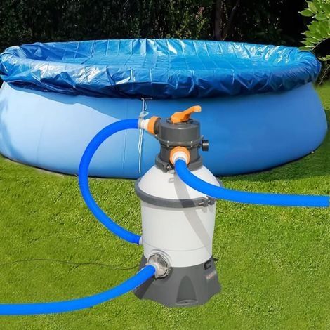 Tuyau de rechange pour piscine 32 mm Tuyau de rechange pour pompe de piscine avec colliers de serrage en acier inoxydable de qualité supérieure Tuyau de piscine avec manchons de diamètre 32 mm (1/4)