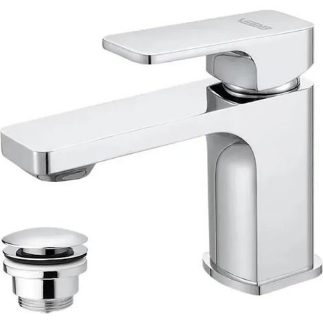 Mitigeur de lavabo avec bonde (bouchon) chromé