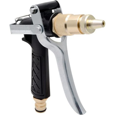 Buses de lavage haute pression sans tuyau, pistolet à eau en alliage de cuivre pur pour arroser le jardin, la voiture, la moto, les vitres latérales (1/5)