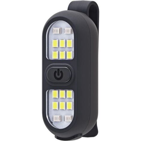Clip-on Flashlight, Running Light for Runners, Rechargeable Safety Lights for Walking at Night, Hands-Free Lamp, LED Light (1/5)