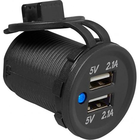 ProPlus Doppel-USB-Box 12/24 Volt 29 mm Blister