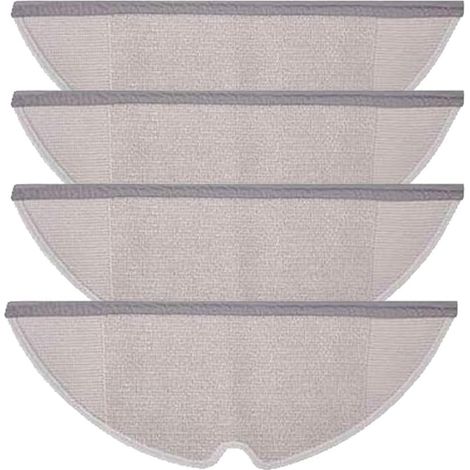 JJDD serpillières en Microfibre Compatible avec Xiaomi Mi Mijia Roborock E35 E25 E20 S50 S6 S51 Lot de 4 (1/3)