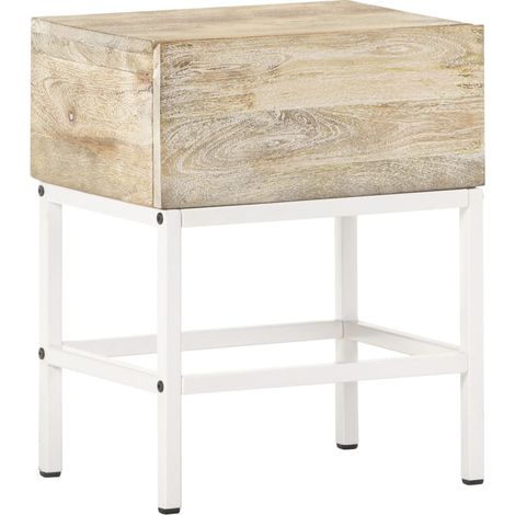 Nachttisch 40x30x50 cm Mango Massivholz