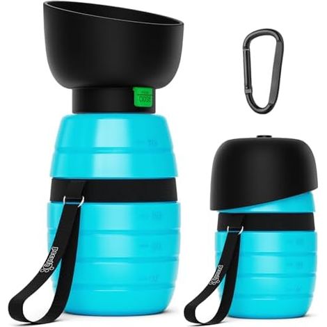Gourde Chien Portable 500ml avec Gamelle Pliable