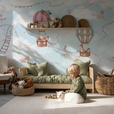 Papier peint nuages La Vie dans les Nuages papier peint (1/5)