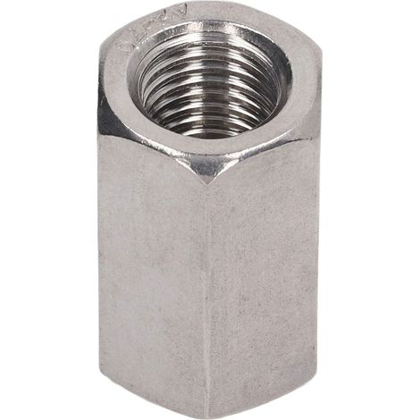 5 Écrous Hexagonaux de Précision M16x2 24 L40mm en Acier Inoxydable 304 pour Assemblages Mécaniques (1/5)