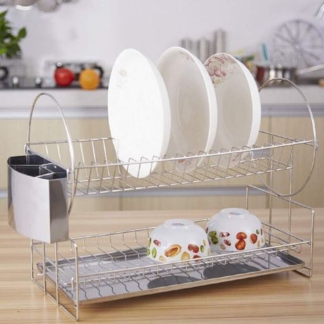 Ulisem Barres d'appui pour salle de bain, lot de 2, en acier inoxydable SUS 304, avec poignée de sécurité chromée, pour douche, pour personnes. (1/5)