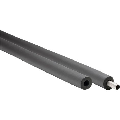 AEROFLEX® SH Rohrisolierung, Rohrdämmung - 2m, Flexibler Dämmstoff aus Geschlossenzelligem Schaum Kautschukbasis, Schwarz - 18 x 10 mm