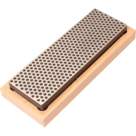 DMT W6X 150mm Diamond Whetstone with Wooden Box – Black, 220 Grit Extra Coarse for Sharpening Knives and Tools