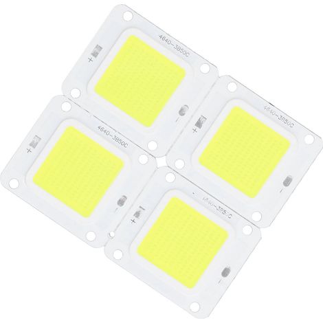 Lot de 4 LED COB 6500K 60W 150-170V pour spots encastrés, blanc pur (1/5)