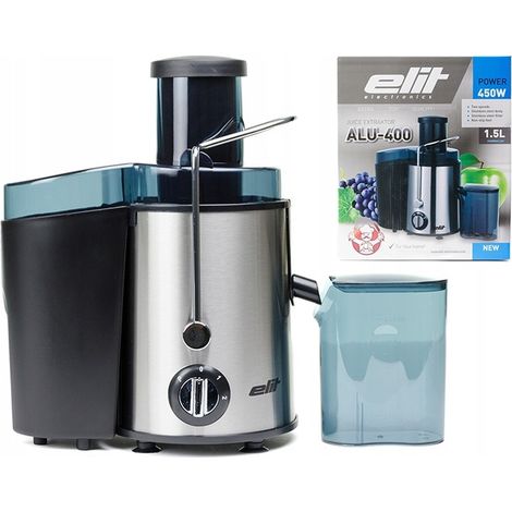 Hochleistungs-Entsafter ELIT ALU-400 400W 1,2L