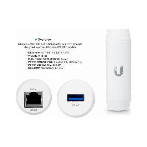 Ubiquiti Networks INS-3AF-USB Instant 3AF to USB Adapter