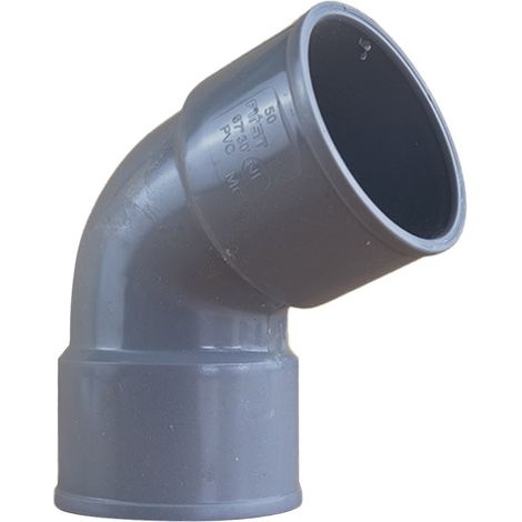 Coude PVC 67°30 Femelle/Femelle Ø50 - First Plast (1/5)