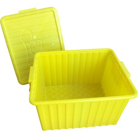 Cassa di servizio in plastica con coperchio per 8 favi db o lg