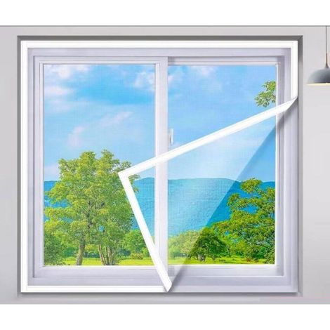 1 Moustiquaire 70x100 cm Universelle Autocollante Fenêtre Protection Insectes