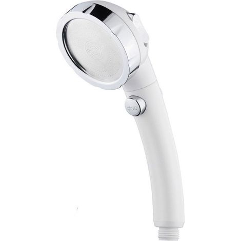 Pommeau de Douche, Pommeau Douche Economiseur D'eau avec Tuyau 1.5M Douchette Douche Aalle de Bain Economie d'Eau Haute Pression en Acier Inoxydable 304 Installation et Nettoyage Faciles (1/5)
