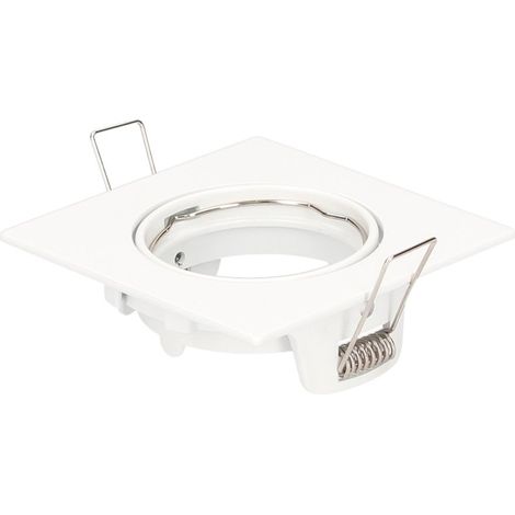 Chandur Weißer versenkter quadratischer Kippring