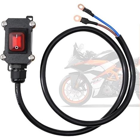 Interruptor de desconexión de batería para coche, 12V/24V, interruptor principal de batería impermeable para motocicleta, protección contra cortocircuitos, uso náutico, vehículos pequeños y camiones. (1/5)