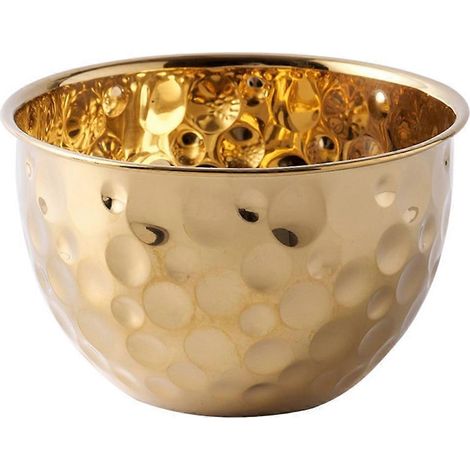 Acier inoxydable mixing bowls métal hammered bowls cuisson pâtisserie salad prep alimentaire rangement dishwasher sûr (1/5)