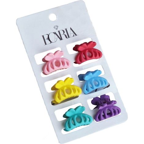 Set di piccole mollette per capelli Ecarla SP201 2,5x2 cm, 6 pezzi (1/2)